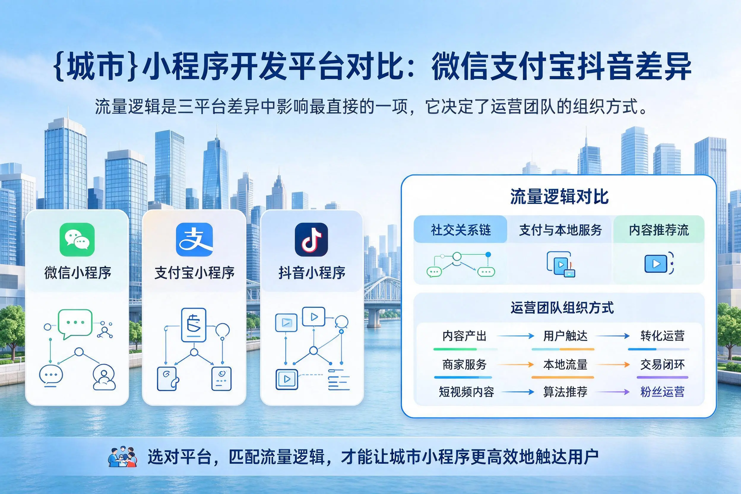 抚顺小程序开发平台对比：微信支付宝抖音差异