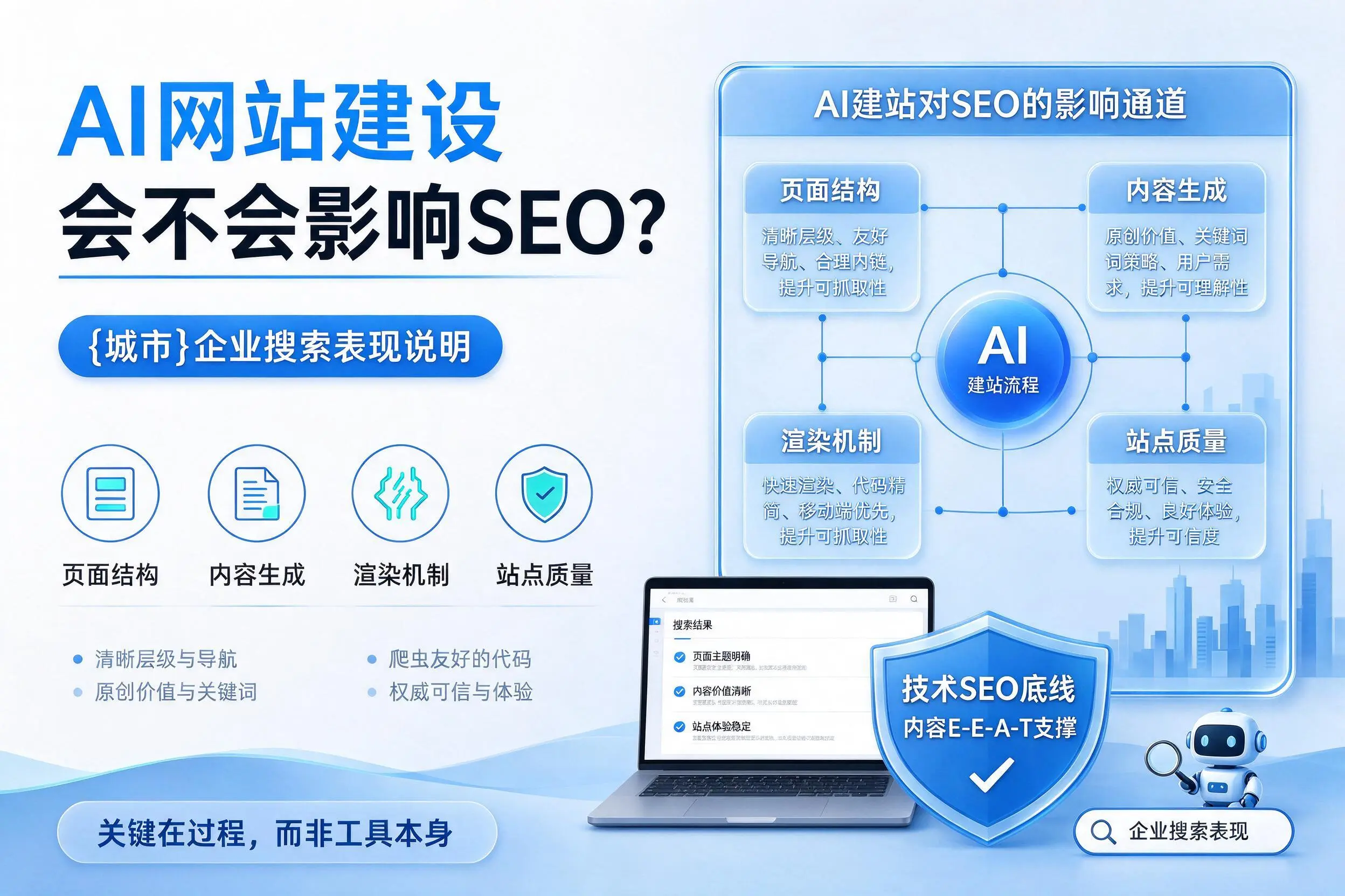 AI网站建设会不会影响SEO？抚顺企业搜索表现说明