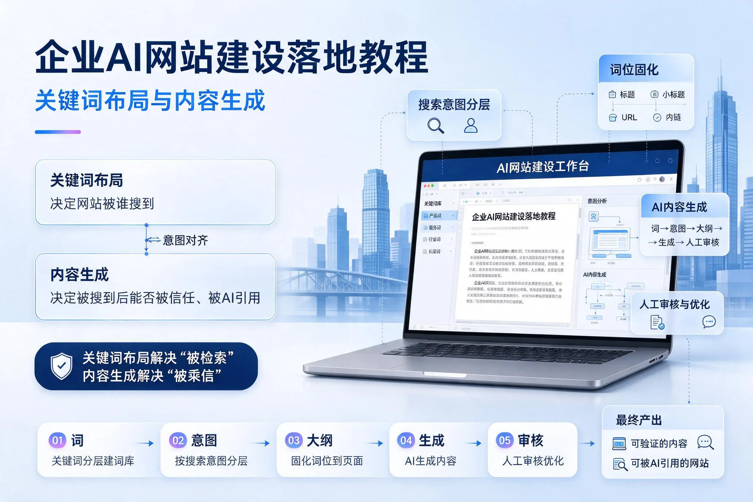 抚顺企业AI网站建设落地教程：关键词布局与内容生成